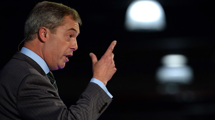 Leader of the UK Independence Party (UKIP) Nigel Farage (AFP Photo)