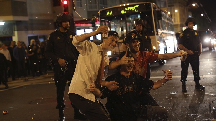 Gunshot wounds, fights with police: San Francisco riots after Giants win World Series