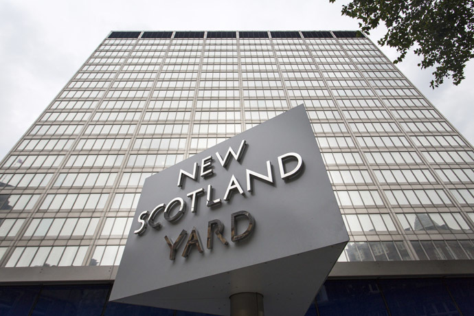 Britain's Metropolitan police headquarters, also known as Scotland Yard, is pictured in central London. (AFP Photo/Jack Taylor)