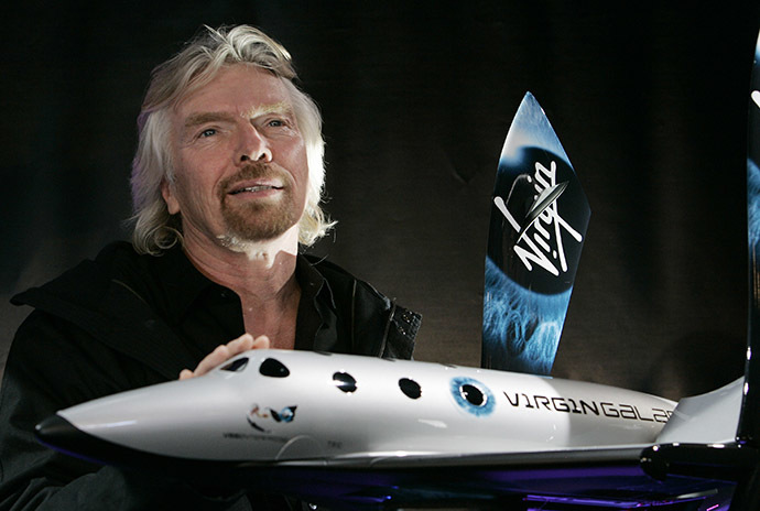 Sir Richard Branson, founder of Virgin Galactic. (AFP Photo/Stan Honda)