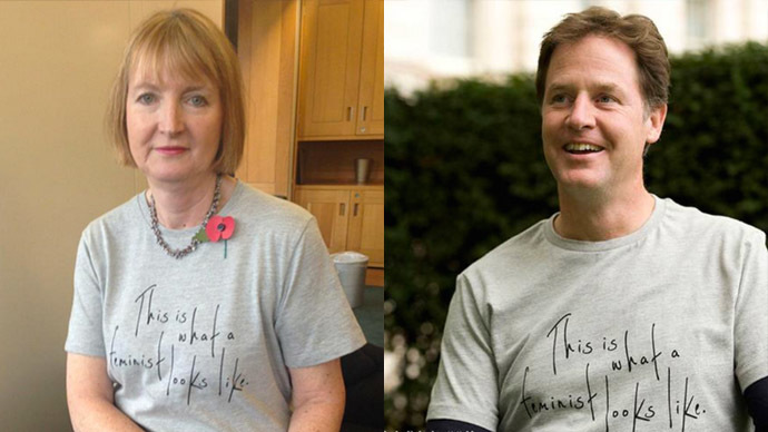 Top politicians wore feminist T-shirts made by women making less than $1 an hour