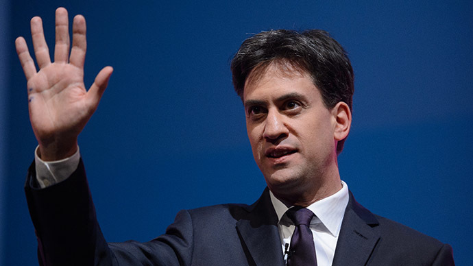 Labour Party leader, Ed Miliband. (AFP Photo/Leon Neal)