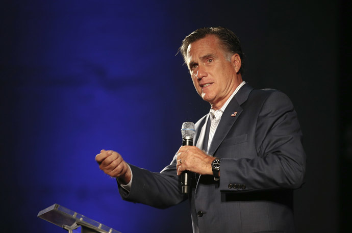 Former Massachusetts governor Mitt Romney (Reuters/Chris Keane)
