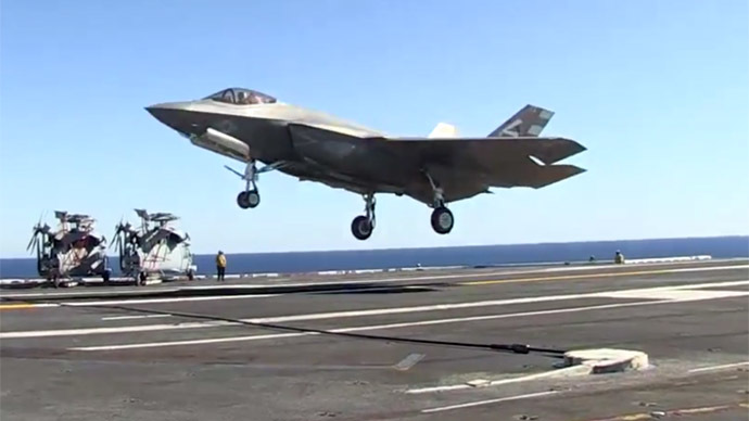 ‘Landmark event’: F-35C successfully lands aboard aircraft carrier (VIDEO)
