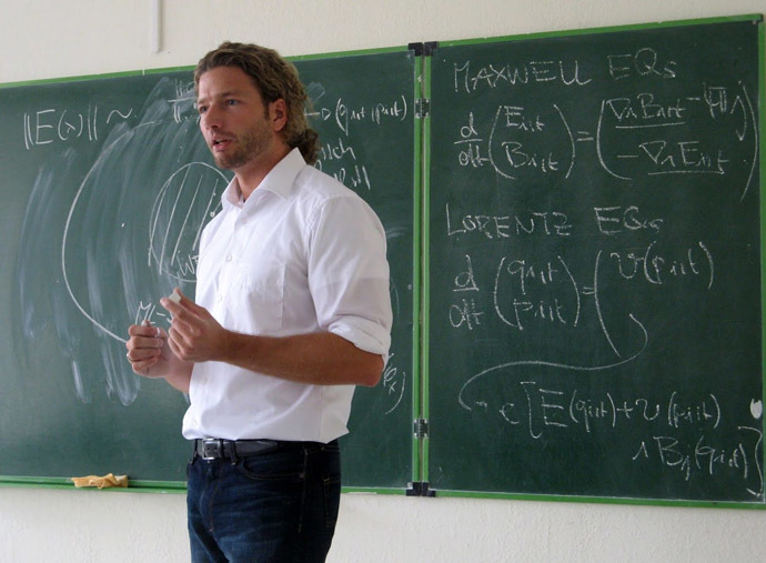 Professor Dirk-AndrÃ© Deckert (Photo from www.math.ucdavis.edu)
