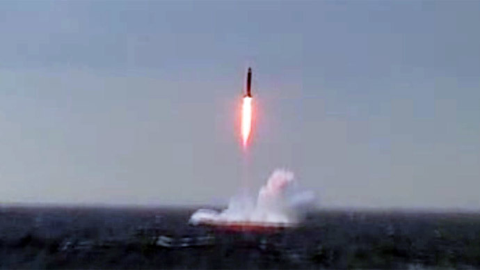 ​Submerged Russian nuclear sub test-fires strategic Sineva missile