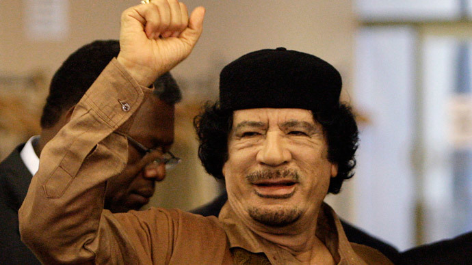Muammar Gaddafi.(AFP Photo / Rick Gershon)