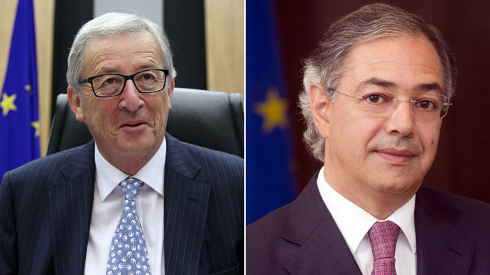 Jean-Claude Juncker and Vitor Caldeira.(Reuters / Francois Lenoir / eca.europa.eu)