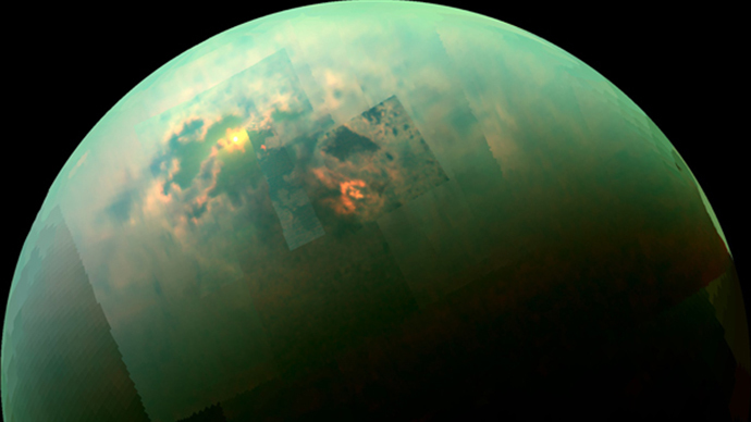 Stunning NASA image reveals surface of Saturn's Titan moon