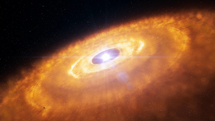'Revolutionary' planet formation around star captured by astronomers (PHOTOS, VIDEO)