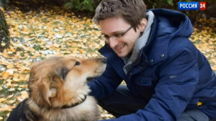 Meet Edward Snowden’s new friend: Rick the dog