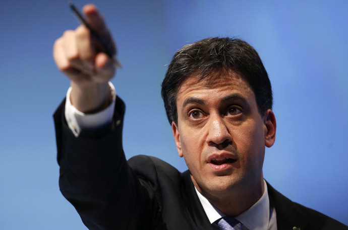 Leader of the British opposition Labour Party Ed Miliband (AFP Photo/Justin Tallis)