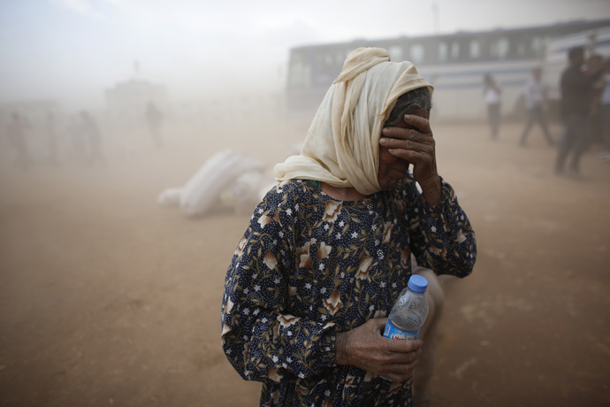 A Kurdish Syrian refugee (Reuters / Murad Sezer) 