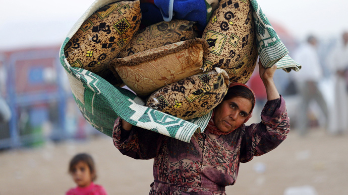 A Syrian Kurdish woman (Reuters / Murad Sezer)