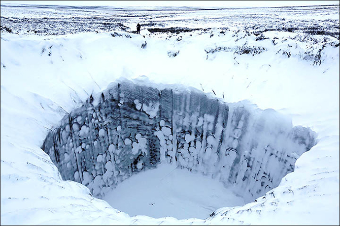 Image from siberiantimes.com by Vladimir Pushkarev / Russian Centre of Arctic Exploration