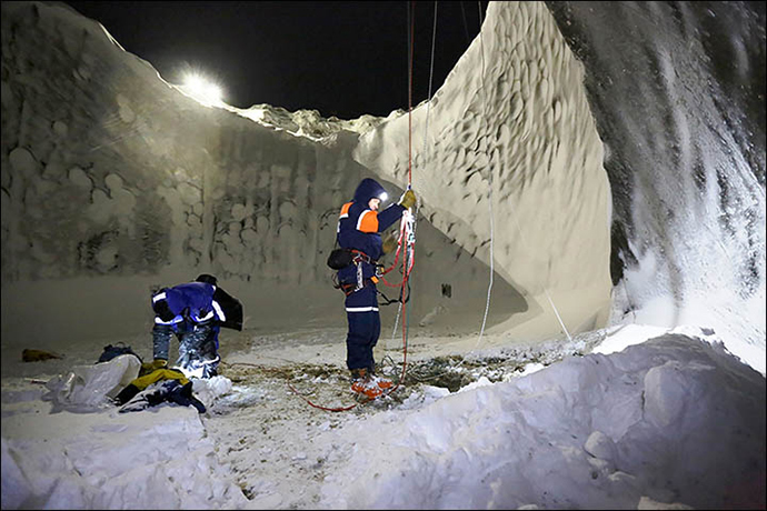 Image from siberiantimes.com by Vladimir Pushkarev / Russian Centre of Arctic Exploration