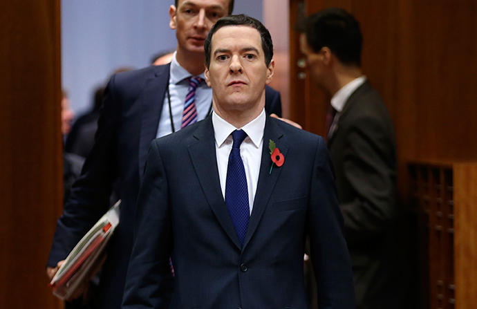 Britain's Chancellor of the Exchequer George Osborne (Reuters / Francois Lenoir)