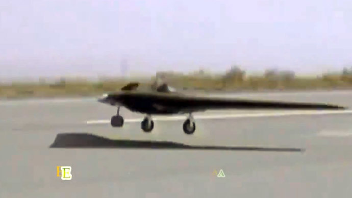 Video emerges of Iranian version of US stealth drone