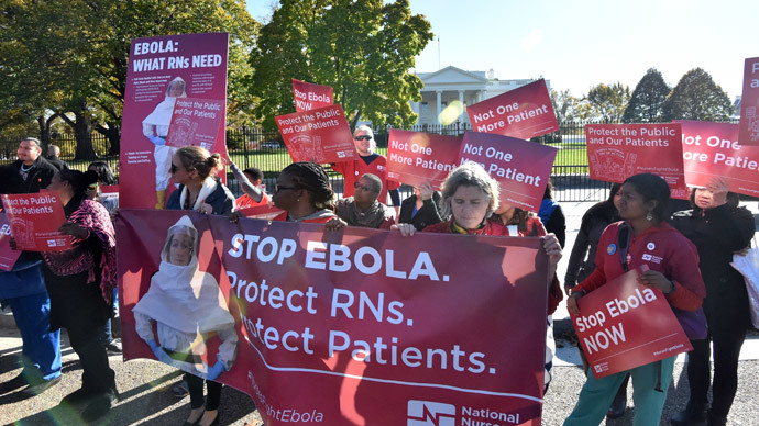 US nurses strike over insufficient Ebola protections
