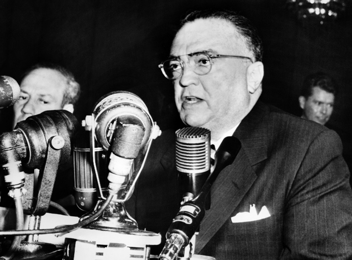 John Edgar Hoover (AFP Photo)