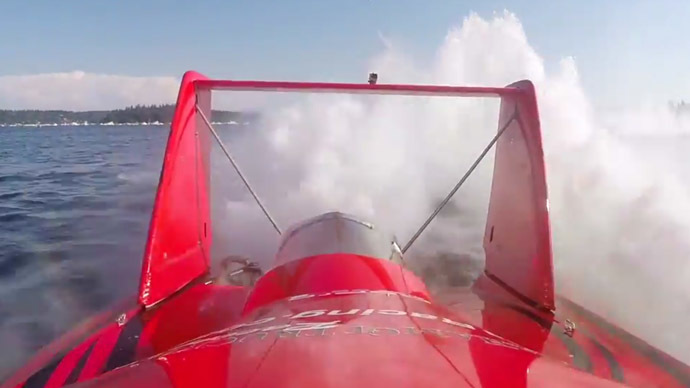 Like Formula 1: Awesome GoPro footage of 200mph hydroplane racing