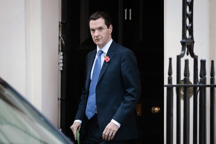 Chancellor of the exchequer, George Osborne. (AFP Photo)