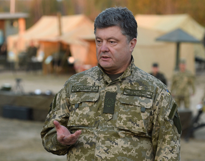 Ukrainian President Petro Poroshenko (Reuters / Mykola Lazarenko)