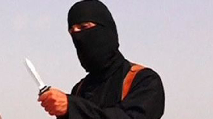 Still from youtube video depicting ISIS member, Jihadi John. 