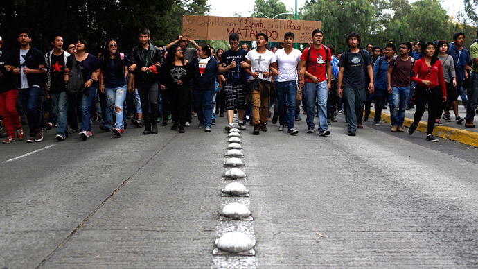 Protests over 43 missing students sweeping to a head in Mexico