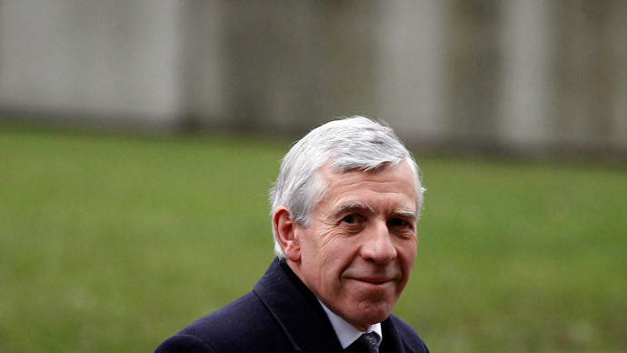 Britain's former foreign secretary, Jack Straw. (Reuters / Stefan Wermuth)