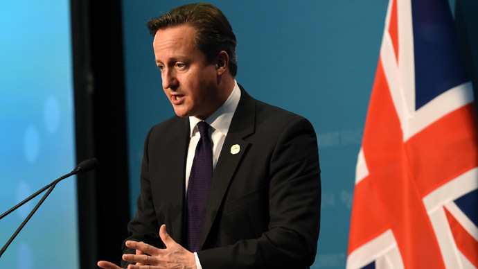 Britain's Prime Minister David Cameron (AFP Photo/William West)