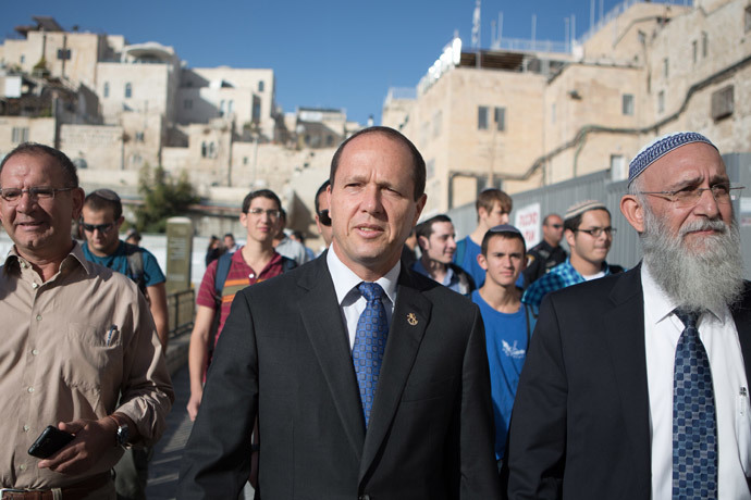 Jerusalem Mayor and candidate for the municipal elections, Nir Barkat (AFP Photo / Menahem Kahana)