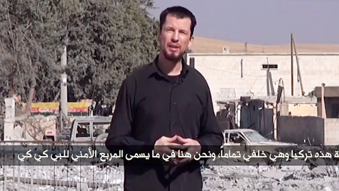 Image grab taken from Islamic State video