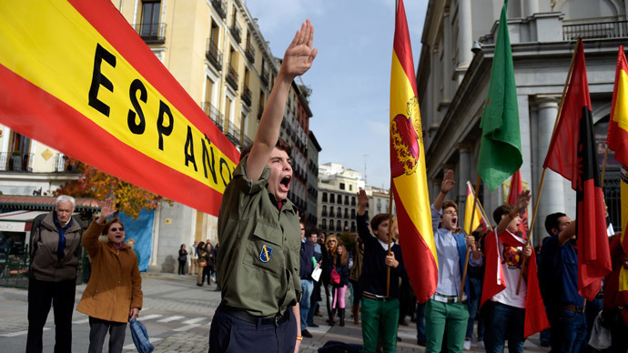 Far-right Spaniards mark anniversary of General Franco’s death (VIDEO, PHOTOS)
