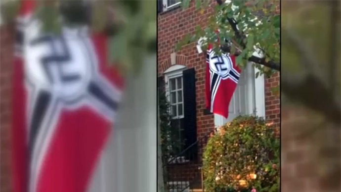 Virginia man protests Obama’s immigration reform with Nazi flag