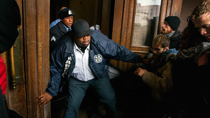 ​Pepper spray, arrests as Ferguson protesters storm St. Louis City Hall (VIDEO)