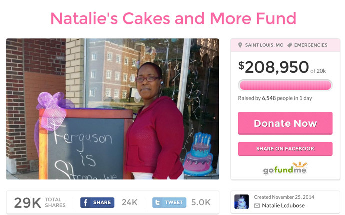 Screenshot from gofundme.com