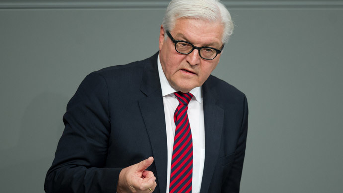 Germany's Foreign Minister Frank-Walter Steinmeier.(Reuters / Stefanie Loos)