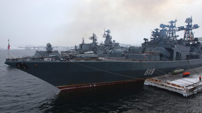 Russian battleships in the English Channel, say they’re training