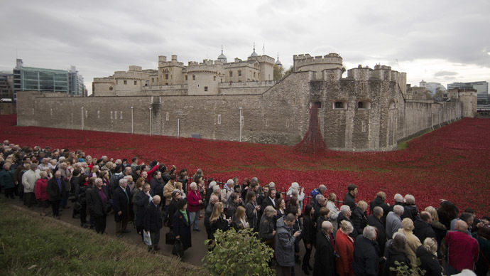 'Disturbing’: Arms firms dine at Tower of London days after ‘sea of poppies’ closed