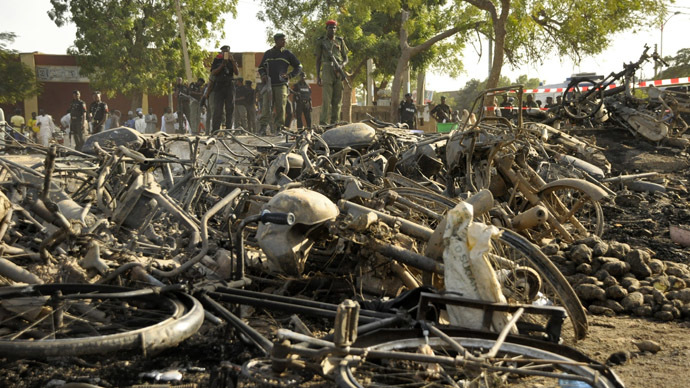 At least 120 dead in Nigeria mosque suicide bombing