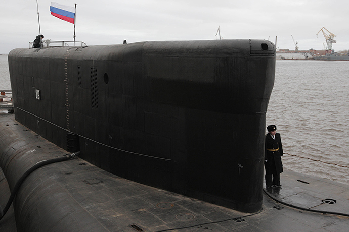 The Borey-class nuclear submarine "Aleksandr Nevsky" (RIA Novosti / Sergey Mamontov)