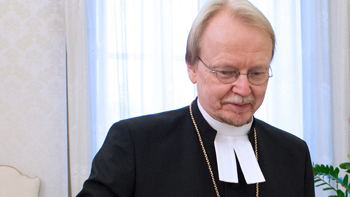 Finnish Lutheran Archbishop Kari Makinen (AFP Photo/Osservatore Romano)