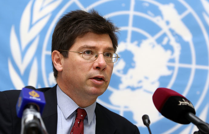 The United Nations Special Rapporteur on the human rights, Francois Crepeau (AFP Photo)
