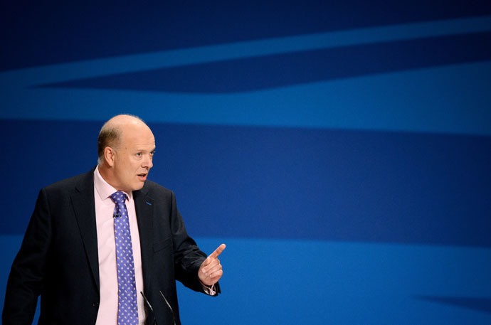 Secretary of State for Justice Chris Grayling (AFP Photo/Leon Neal)