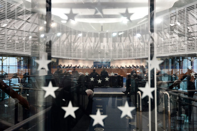 The European Court of Human Rights (ECHR) in Strasbourg, eastern France. (AFP Photo)