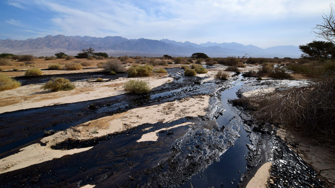 ​‘Millions of liters’ of oil spilled in Israel, flooding nature reserve (PHOTOS)