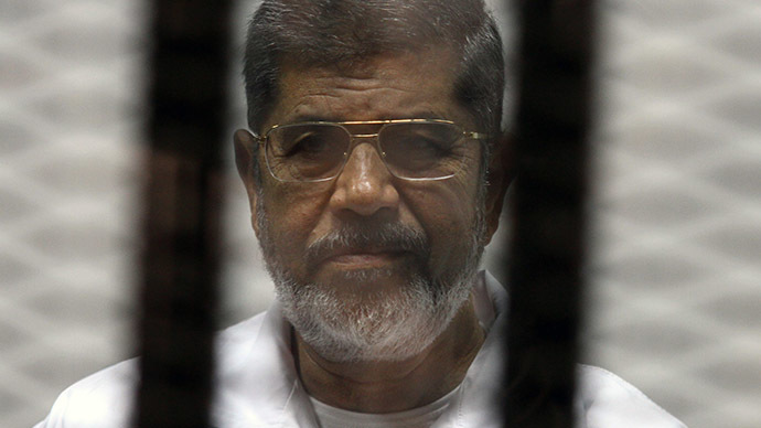 Egyptian ousted Islamist president Mohamed Morsi. (AFP Photo/Tarek El-Gabass)