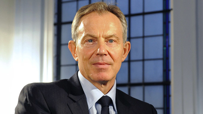 Britain's former Prime Minister, Tony Blair, has been issed a 'Philanthropist of the Year' award by GQ magazine. (Reuters/Toby Melville)