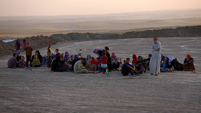 Kurdistan flows gets aid, elsewhere in Iraq 180,000 refugees are in dire need